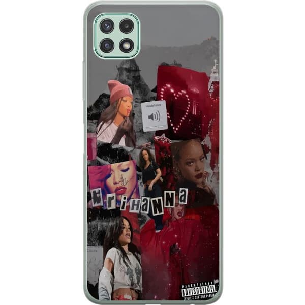 Samsung Galaxy A22 5G Gennemsigtig cover Rihanna – Iconic Fashion Moments
