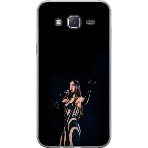 Samsung Galaxy J5 Gennemsigtig cover Dua Lipa – Pop Star Aesthetic