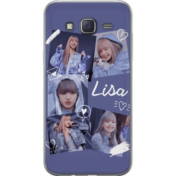 Samsung Galaxy J5 Gennemsigtig cover Lisa Blackpink – Aesthetic K-pop Queen