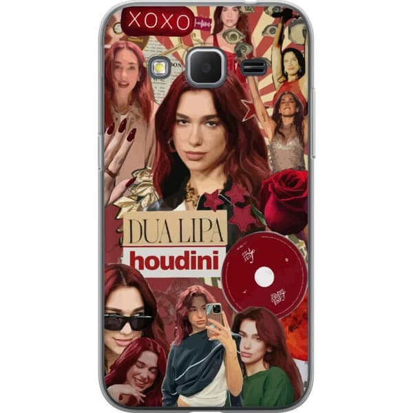 Samsung Galaxy Core Prime Gennemsigtig cover Dua Lipa – Fashion & Style Edit