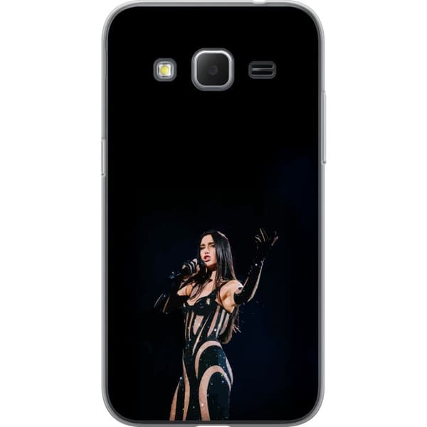 Samsung Galaxy Core Prime Gennemsigtig cover Dua Lipa – Pop Star Aesthetic