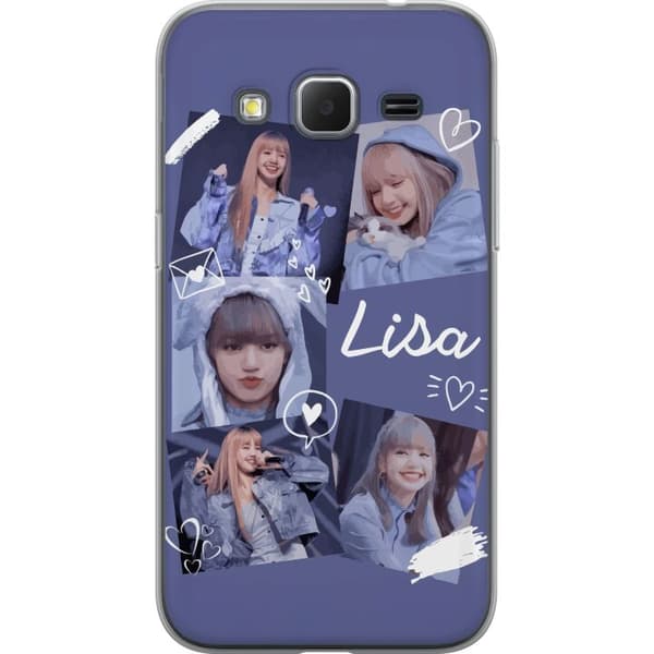 Samsung Galaxy Core Prime Gennemsigtig cover Lisa Blackpink – Aesthetic K-pop Queen