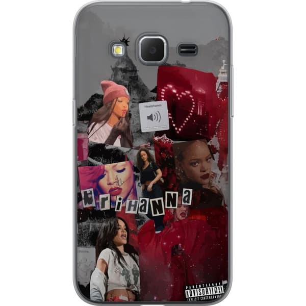 Samsung Galaxy Core Prime Gennemsigtig cover Rihanna – Iconic Fashion Moments
