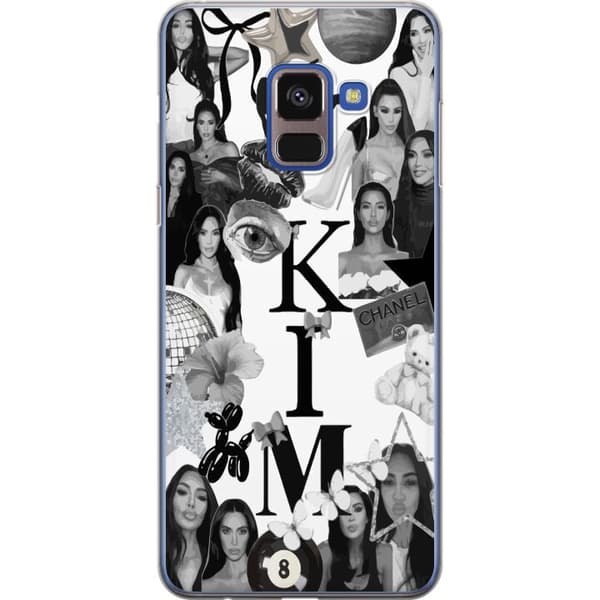 Samsung Galaxy A8 (2018) Genomskinligt Skal Kim Kardashian – Aesthetic Look 2025