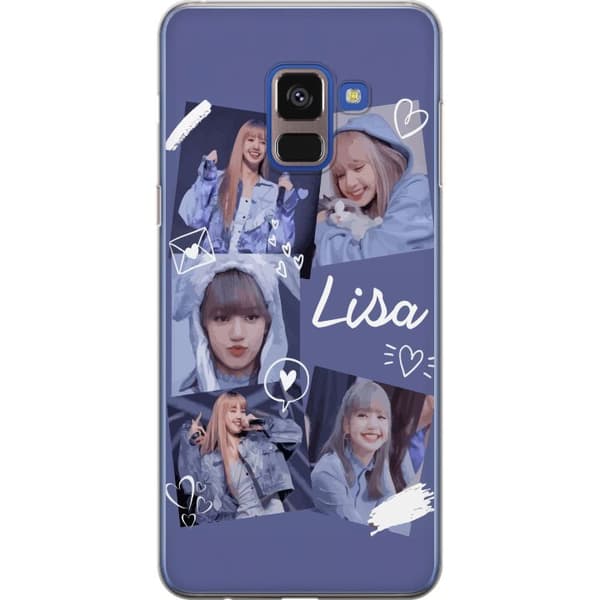 Samsung Galaxy A8 (2018) Gennemsigtig cover Lisa Blackpink – Aesthetic K-pop Queen
