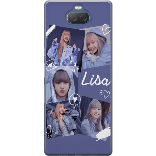 Sony Xperia 10 Plus Gjennomsiktig deksel Lisa Blackpink – Aesthetic K-pop Queen