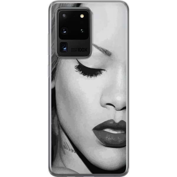 Samsung Galaxy S20 Ultra Läpinäkyvä kuori Rihanna – Aesthetic Edit 2025