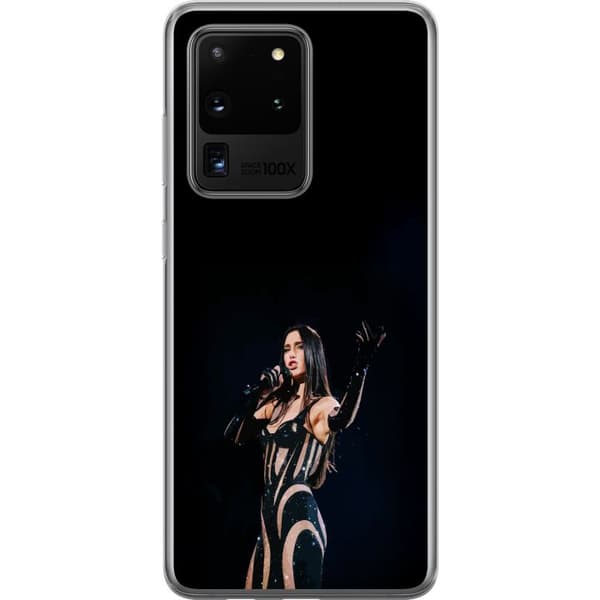 Samsung Galaxy S20 Ultra Läpinäkyvä kuori Dua Lipa – Pop Star Aesthetic