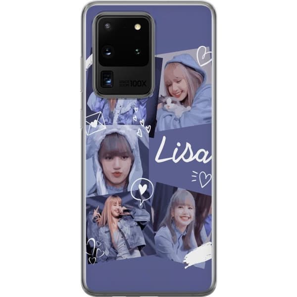 Samsung Galaxy S20 Ultra Läpinäkyvä kuori Lisa Blackpink – Aesthetic K-pop Queen