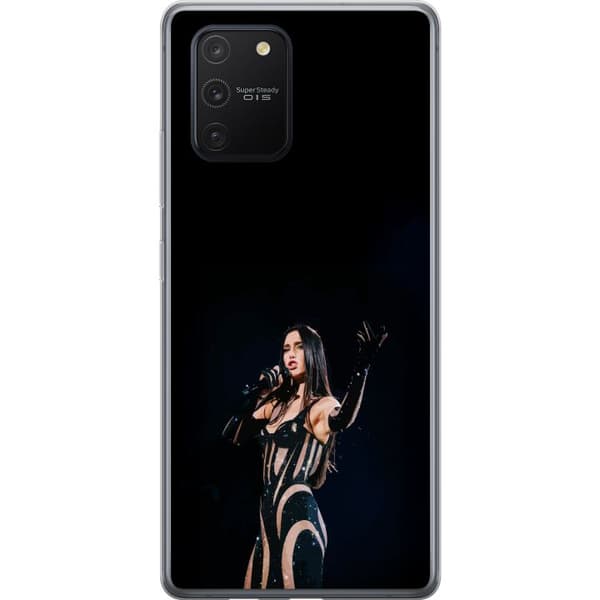Samsung Galaxy S10 Lite Genomskinligt Skal Dua Lipa – Pop Star Aesthetic