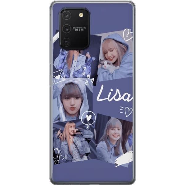 Samsung Galaxy S10 Lite Genomskinligt Skal Lisa Blackpink – Aesthetic K-pop Queen