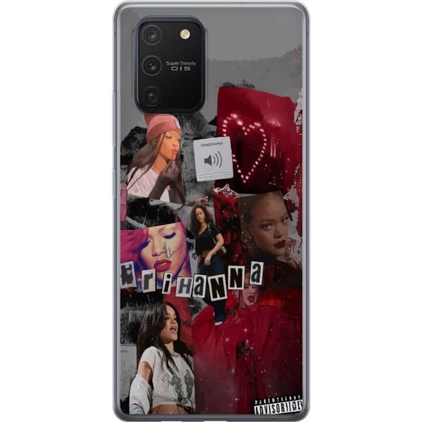 Samsung Galaxy S10 Lite Genomskinligt Skal Rihanna – Iconic Fashion Moments