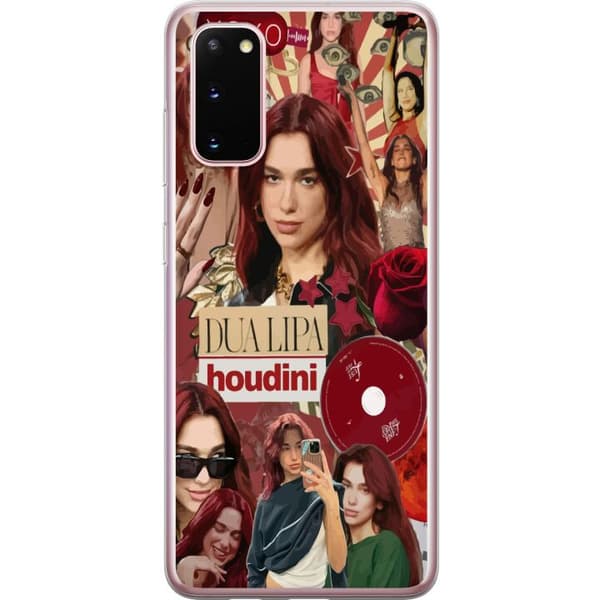 Samsung Galaxy S20 Gennemsigtig cover Dua Lipa – Fashion & Style Edit