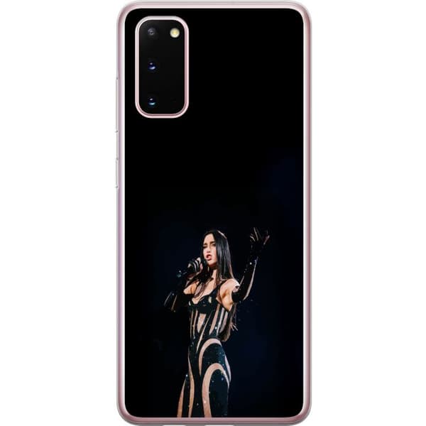 Samsung Galaxy S20 Gjennomsiktig deksel Dua Lipa – Pop Star Aesthetic