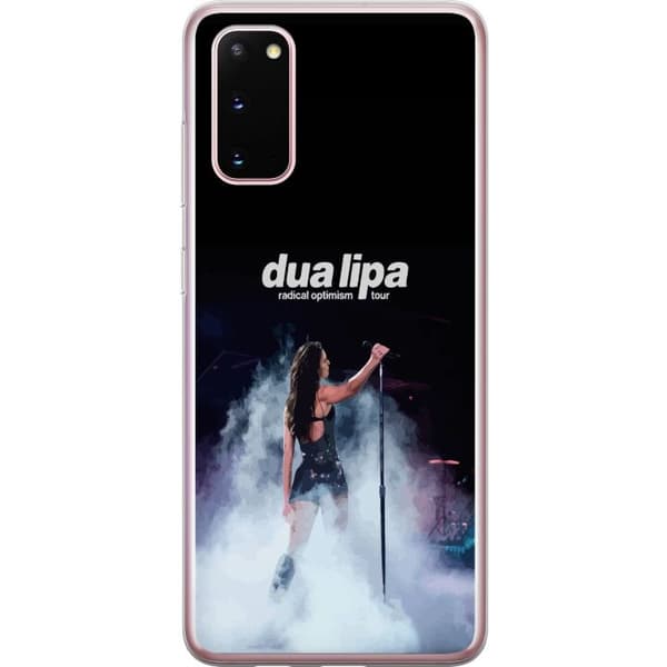 Samsung Galaxy S20 Gjennomsiktig deksel Dua Lipa – Signature Looks & Vibes