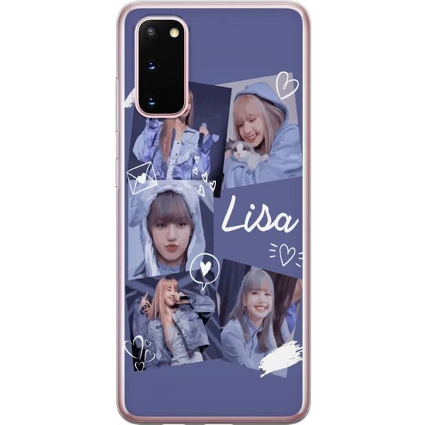 Samsung Galaxy S20 Gjennomsiktig deksel Lisa Blackpink – Aesthetic K-pop Queen
