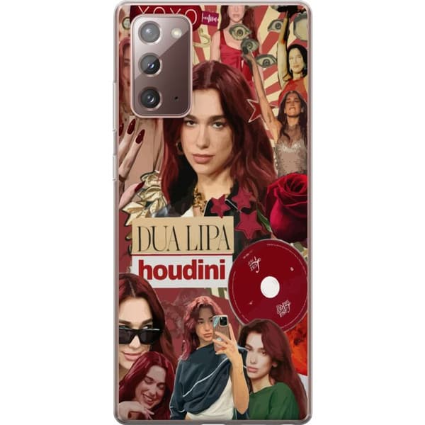Samsung Galaxy Note20 Läpinäkyvä kuori Dua Lipa – Fashion & Style Edit
