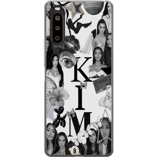 Sony Xperia 10 II Läpinäkyvä kuori Kim Kardashian – Aesthetic Look 2025