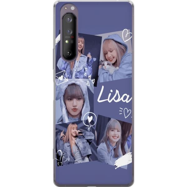 Sony Xperia 1 II Gennemsigtig cover Lisa Blackpink – Aesthetic K-pop Queen