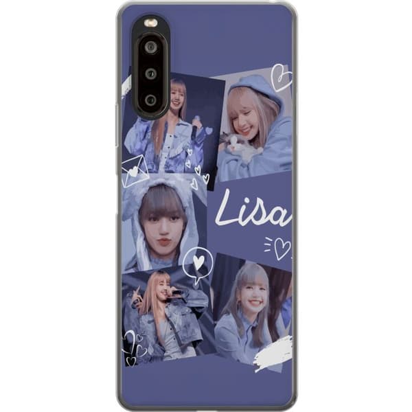 Sony Xperia 10 II Gjennomsiktig deksel Lisa Blackpink – Aesthetic K-pop Queen