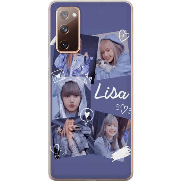 Samsung Galaxy S20 FE Läpinäkyvä kuori Lisa Blackpink – Aesthetic K-pop Queen