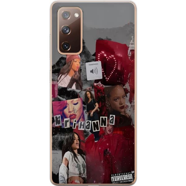 Samsung Galaxy S20 FE Läpinäkyvä kuori Rihanna – Iconic Fashion Moments