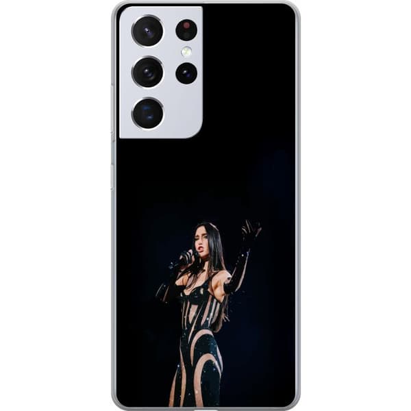 Samsung Galaxy S21 Ultra 5G Genomskinligt Skal Dua Lipa – Pop Star Aesthetic