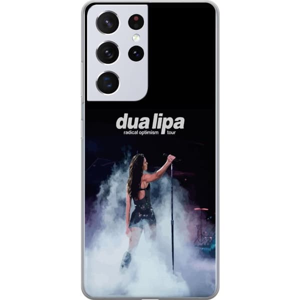 Samsung Galaxy S21 Ultra 5G Genomskinligt Skal Dua Lipa – Signature Looks & Vibes