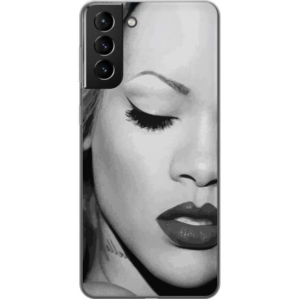 Samsung Galaxy S21+ 5G Genomskinligt Skal Rihanna – Aesthetic Edit 2025