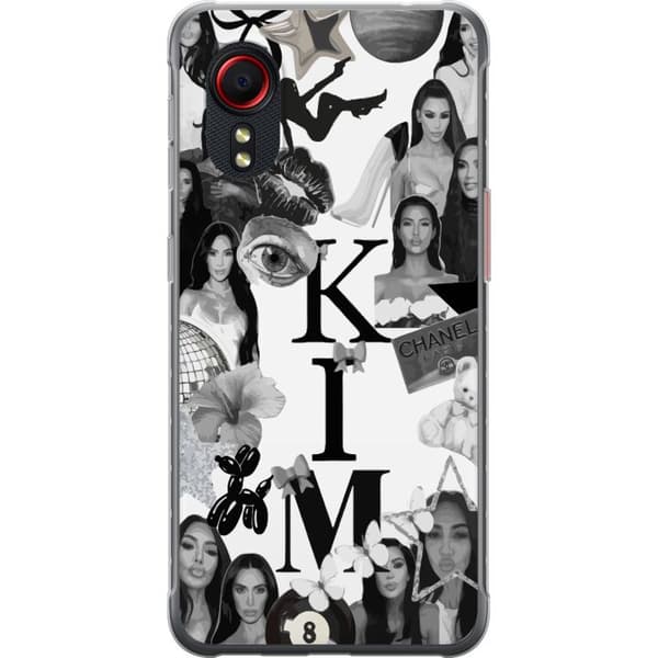 Samsung Galaxy Xcover 5 Läpinäkyvä kuori Kim Kardashian – Aesthetic Look 2025