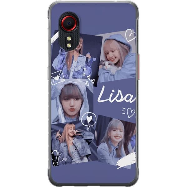 Samsung Galaxy Xcover 5 Gjennomsiktig deksel Lisa Blackpink – Aesthetic K-pop Queen