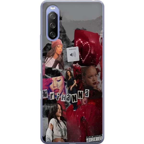 Sony Xperia 10 III Läpinäkyvä kuori Rihanna – Iconic Fashion Moments