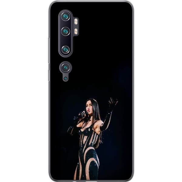 Xiaomi Mi Note 10 Pro Gjennomsiktig deksel Dua Lipa – Pop Star Aesthetic