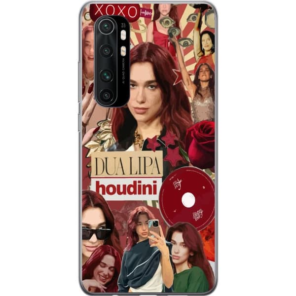 Xiaomi Mi Note 10 Lite Gennemsigtig cover Dua Lipa – Fashion & Style Edit