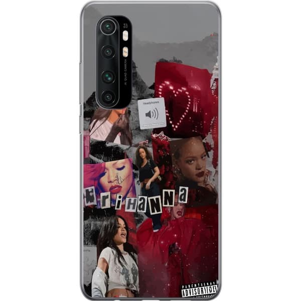 Xiaomi Mi Note 10 Lite Gennemsigtig cover Rihanna – Iconic Fashion Moments