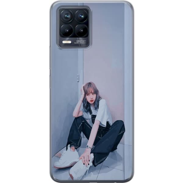 Realme 8 Gennemsigtig cover Lisa from Blackpink – K-pop Style Icon