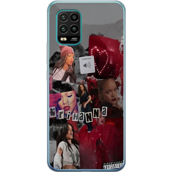 Xiaomi Mi 10 Lite 5G Läpinäkyvä kuori Rihanna – Iconic Fashion Moments