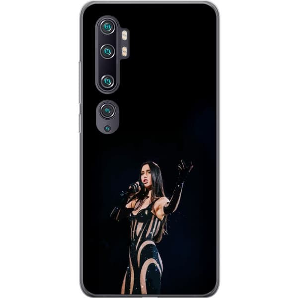 Xiaomi Mi Note 10 Läpinäkyvä kuori Dua Lipa – Pop Star Aesthetic
