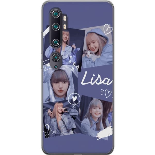 Xiaomi Mi Note 10 Gennemsigtig cover Lisa Blackpink – Aesthetic K-pop Queen