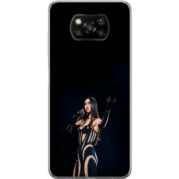 Xiaomi Poco X3 NFC Gjennomsiktig deksel Dua Lipa – Pop Star Aesthetic