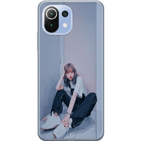 Xiaomi Mi 11 Lite Gennemsigtig cover Lisa from Blackpink – K-pop Style Icon