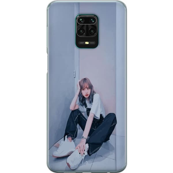 Xiaomi Redmi Note 9 Pro Gennemsigtig cover Lisa from Blackpink – K-pop Style Icon