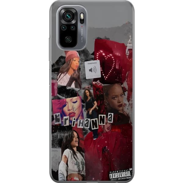 Xiaomi Redmi Note 10S Genomskinligt Skal Rihanna – Iconic Fashion Moments