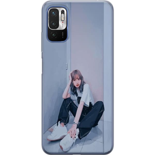 Xiaomi Redmi Note 10 5G Gennemsigtig cover Lisa from Blackpink – K-pop Style Icon