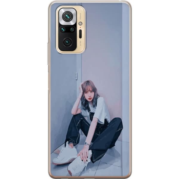 Xiaomi Redmi Note 10 Pro Läpinäkyvä kuori Lisa from Blackpink – K-pop Style Icon