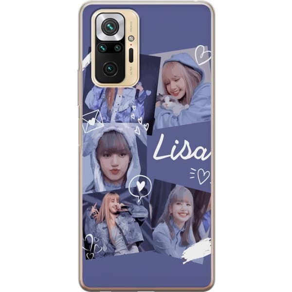 Xiaomi Redmi Note 10 Pro Läpinäkyvä kuori Lisa Blackpink – Aesthetic K-pop Queen