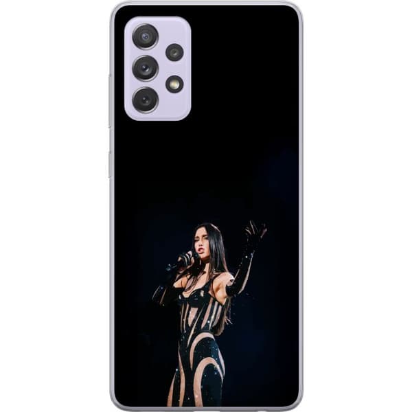 Samsung Galaxy A52s 5G Gennemsigtig cover Dua Lipa – Pop Star Aesthetic