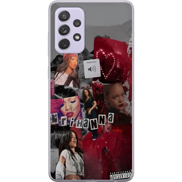 Samsung Galaxy A52s 5G Gennemsigtig cover Rihanna – Iconic Fashion Moments