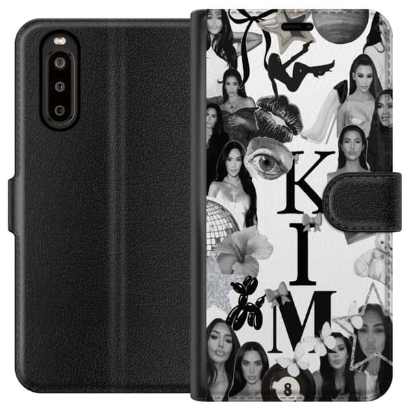 Sony Xperia 10 II Tegnebogsetui Kim Kardashian – Aesthetic Look 2025
