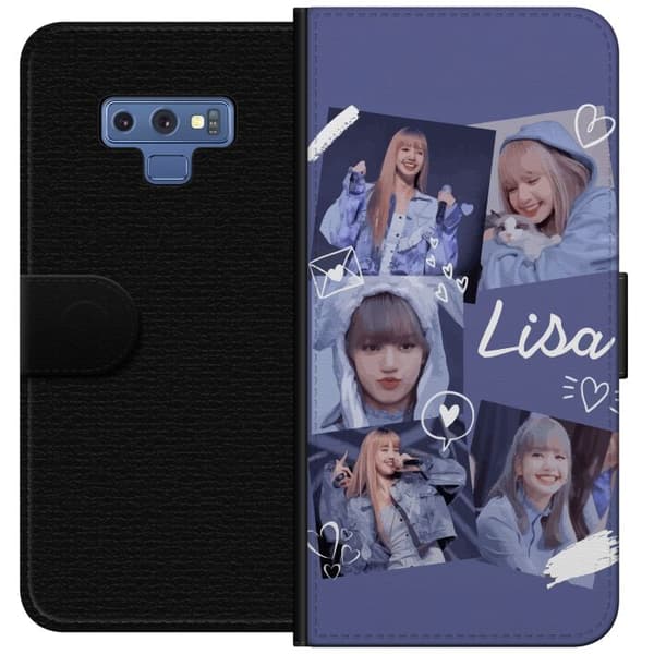 Samsung Galaxy Note9 Tegnebogsetui Lisa Blackpink – Aesthetic K-pop Queen